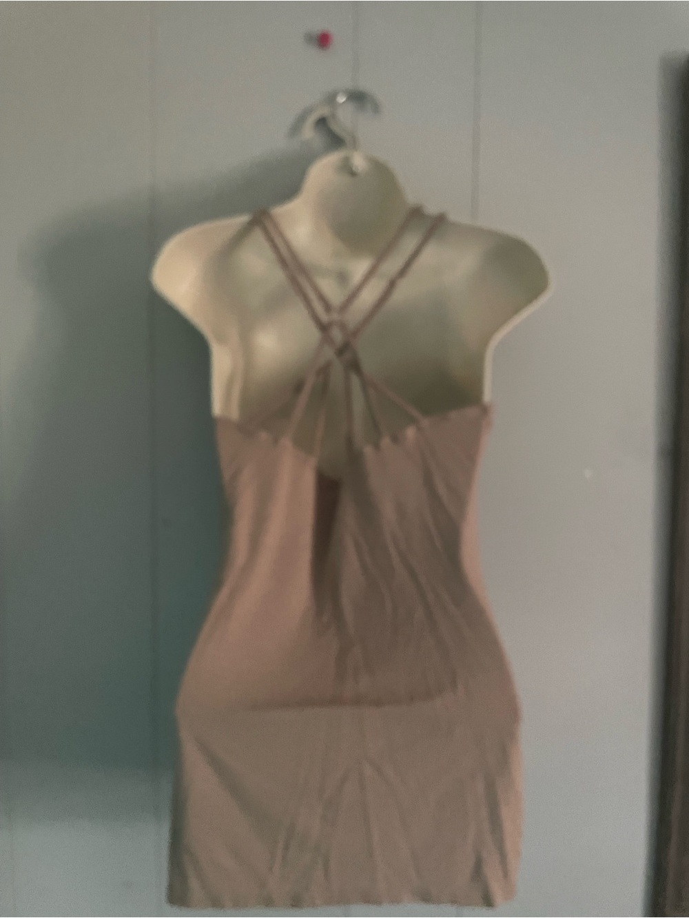 Daytrip Double-Strap Slip Tank Top in Taupe - Picture 3 of 4